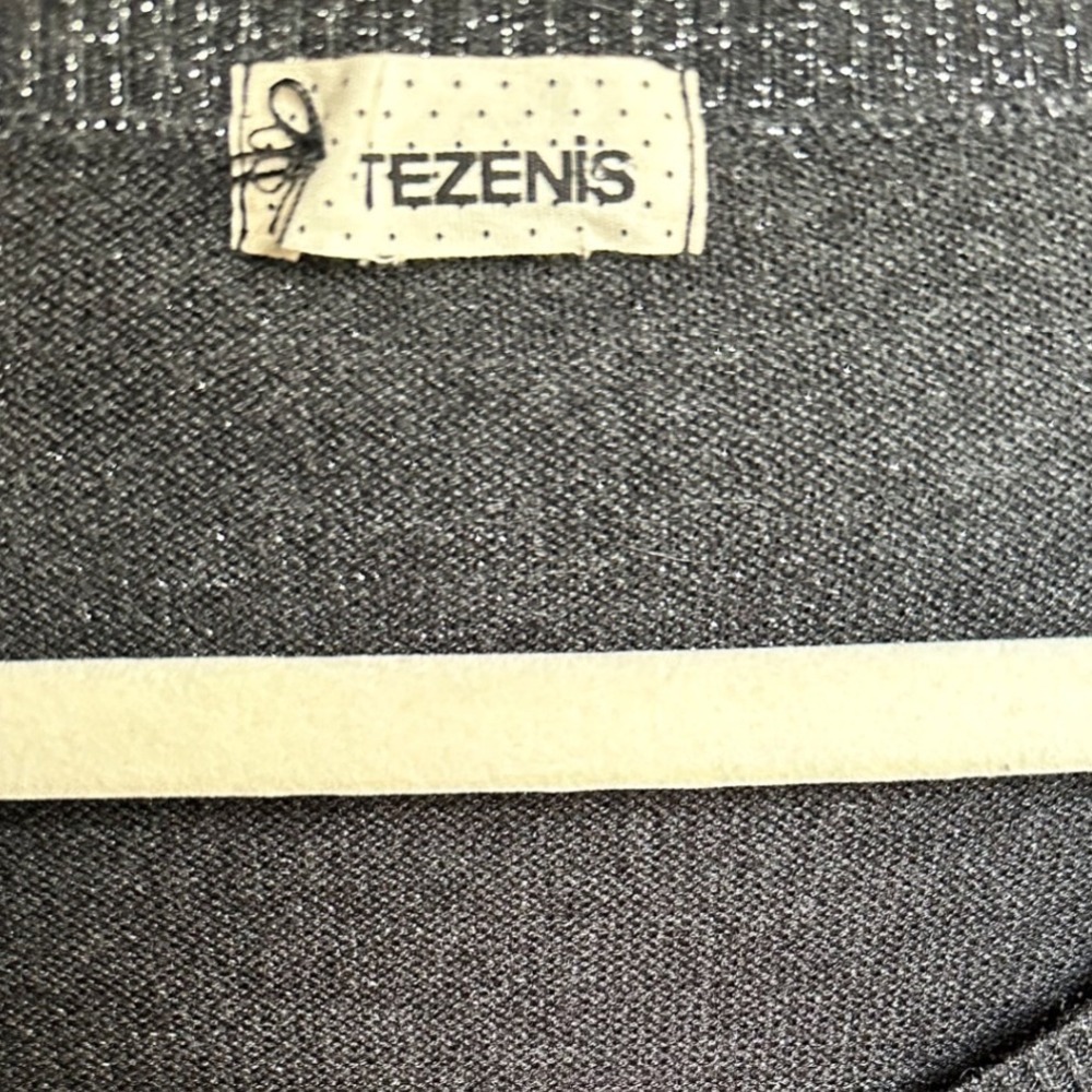 TEZENIS Womens Cardigan Sweater Sparkle Glam Witchy Whimsigoth Size Large - Picture 2 of 4